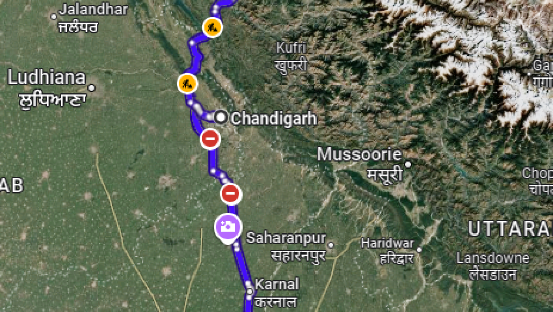 Delhi-Chandigarh-Kasol