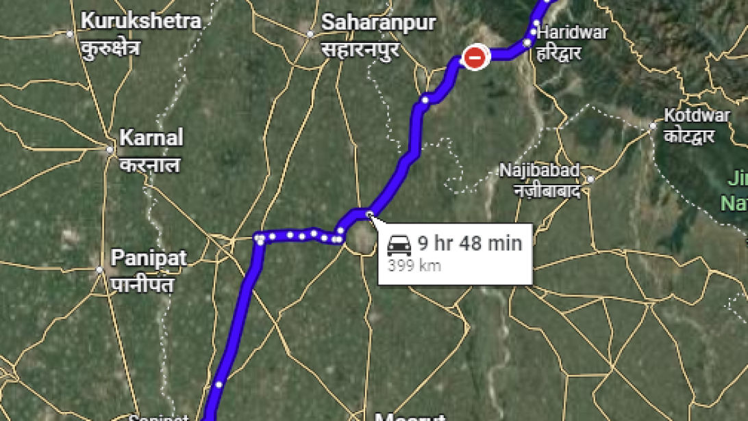 Delhi-Dehradun via Rishikesh