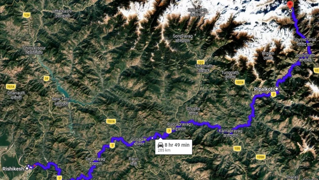 Rishikesh -Pipalkoti