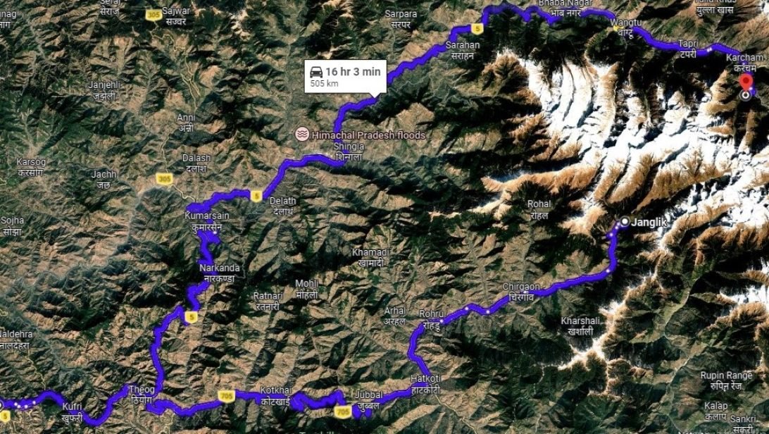 Shimla To Janglik